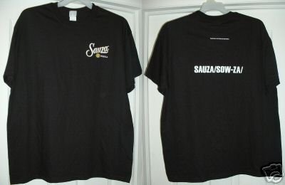 SAUZA TEQUILA T-SHIRT, LARGE **NEW**