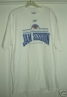 NBA ALL-STAR JAM SESSION 2005 TSHIRT, LARGE *NEW