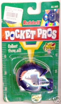 DENVER BRONCOS RIDDELL POCKET HELMET *NEW*