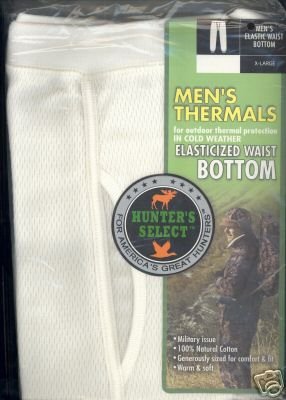 MEN'S THERMAL LONG UNDERWEAR, XLARGE **NEW**