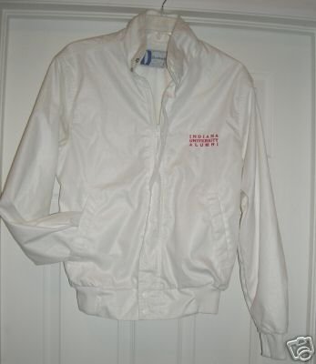 INDIANA UNIVERSITY ALUMNI JACKET, SMALL **NEW**