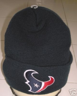 HOUSTON TEXANS NFL KNIT CAP EMBROIDERED by REEBOK *NEW*