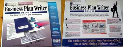 BUSINESS PLAN WRITER DELUXE by MACMILLAN *NEW/SEALED*