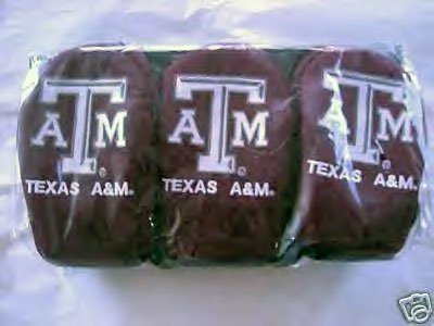 TEXAS A&M HEADCOVERS, 3 NYLON EMBROIDERED DATREK *NEW*