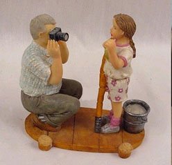 BIG CATCH "FISHING" FIGURINE by YOUNGS *NEW IN BOX*