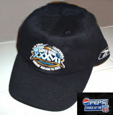 SUPER BOWL XXXVII OFFICIAL EMBROIDERED BALL CAP *NEW*