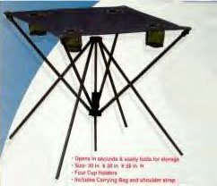 TAILGATING "GO ANYWHERE" TABLE 30"X30"X26" *NEW*