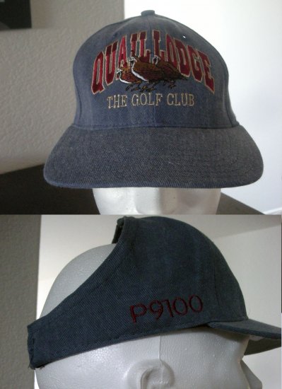 QUAIL LODGE GOLF CLUB EMBROIDERED HALF-CAP *NEW*
