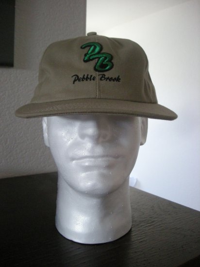 PEBBLE BROOK GOLF COURSE EMBROIDERED CAP *NEW*