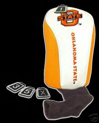 OKLAHOMA STATE HEADCOVER, EMBROIDERED OVERSIZE *NEW*
