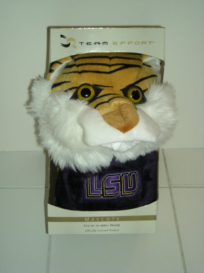 LSU TIGERS "MIKE THE TIGER" HEADCOVER, OVERSIZE TO 460cc *NEW*