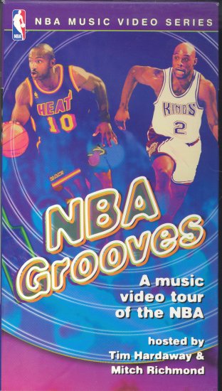 NBA GROOVES - NBA MUSIC VIDEO SERIES - VHS, **NIB**