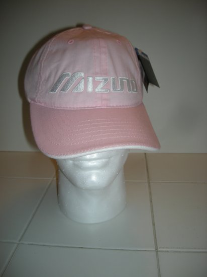MIZUNO EMBROIDERED BALL CAP, PINK *NEW*