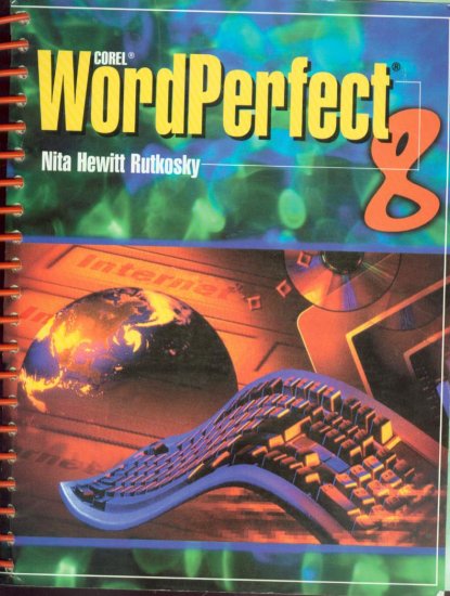 COREL WORDPERFECT 8 TEXTBOOK w/SOFTWARE **NEW**