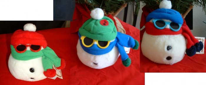 SNOWMEN WEARING SHADES by GANZ (3) *NEW*
