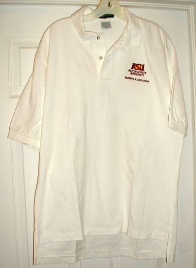 ARIZONA STATE UNIVERSITY PARENTS POLO SHIRT,LARGE *NEW*