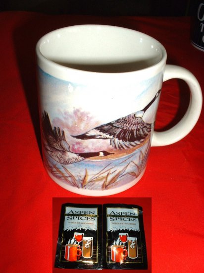 "WILD GEESE IN FLIGHT" 11oz CERAMIC MUG **NEW **