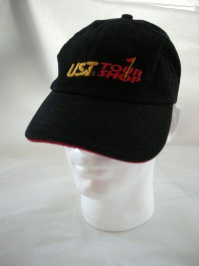 UST TOUR SHOP UNSTRUCTURED EMBROIDERED CAP, BLACK *NEW*