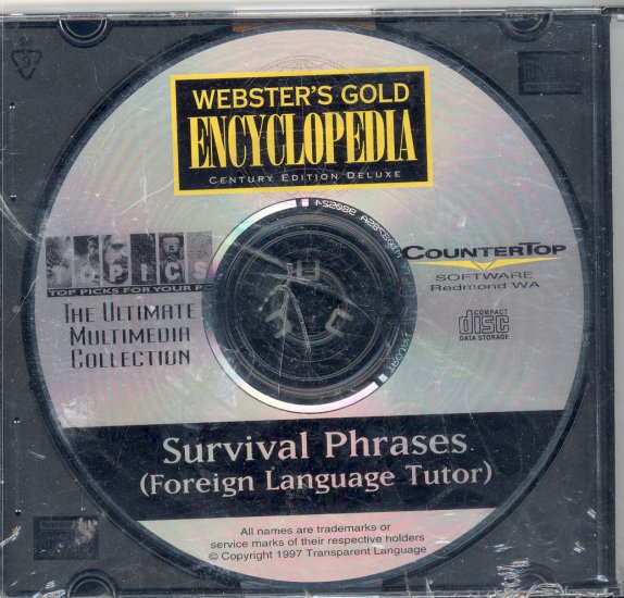 SURVIVAL PHRASES: GERMAN,FRENCH,SPANISH CD *NEW/SEALED*
