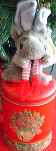 "STUFED MOOSE IN A CAN" by GANZ *NEW*