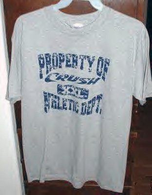 COLORADO CRUSH FOOTBALL T-SHIRT, SMALL **NEW*