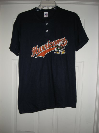 MIAMI HURRICANES HENLEY SHIRT, SIZE: SMALL *NEW*
