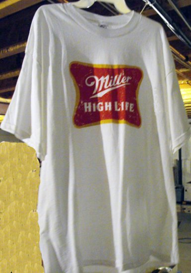 MILLER HIGH LIFE T-SHIRT XL **NEW**