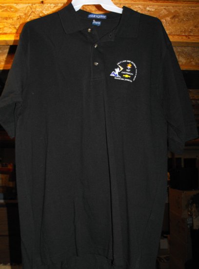 SALT LAKE 2002 TORCH RELAY POLO SHIRT, LARGE **NEW**