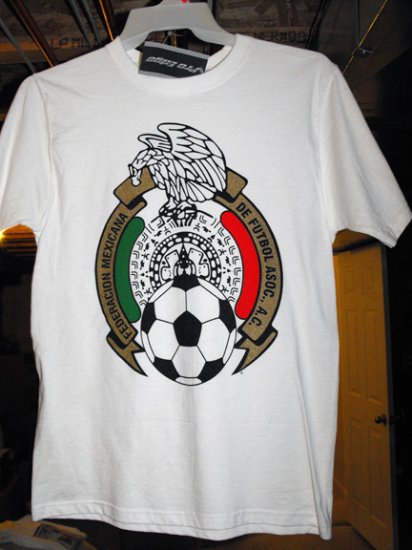 SOCCER-FEDERACION MEXICANA DE FUTBOL T-SHIRT, SM *NEW