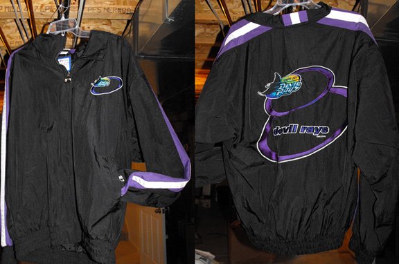 TAMPA BAY DEVIL RAYS EMBROIDERED JACKET, LARGE **NEW**