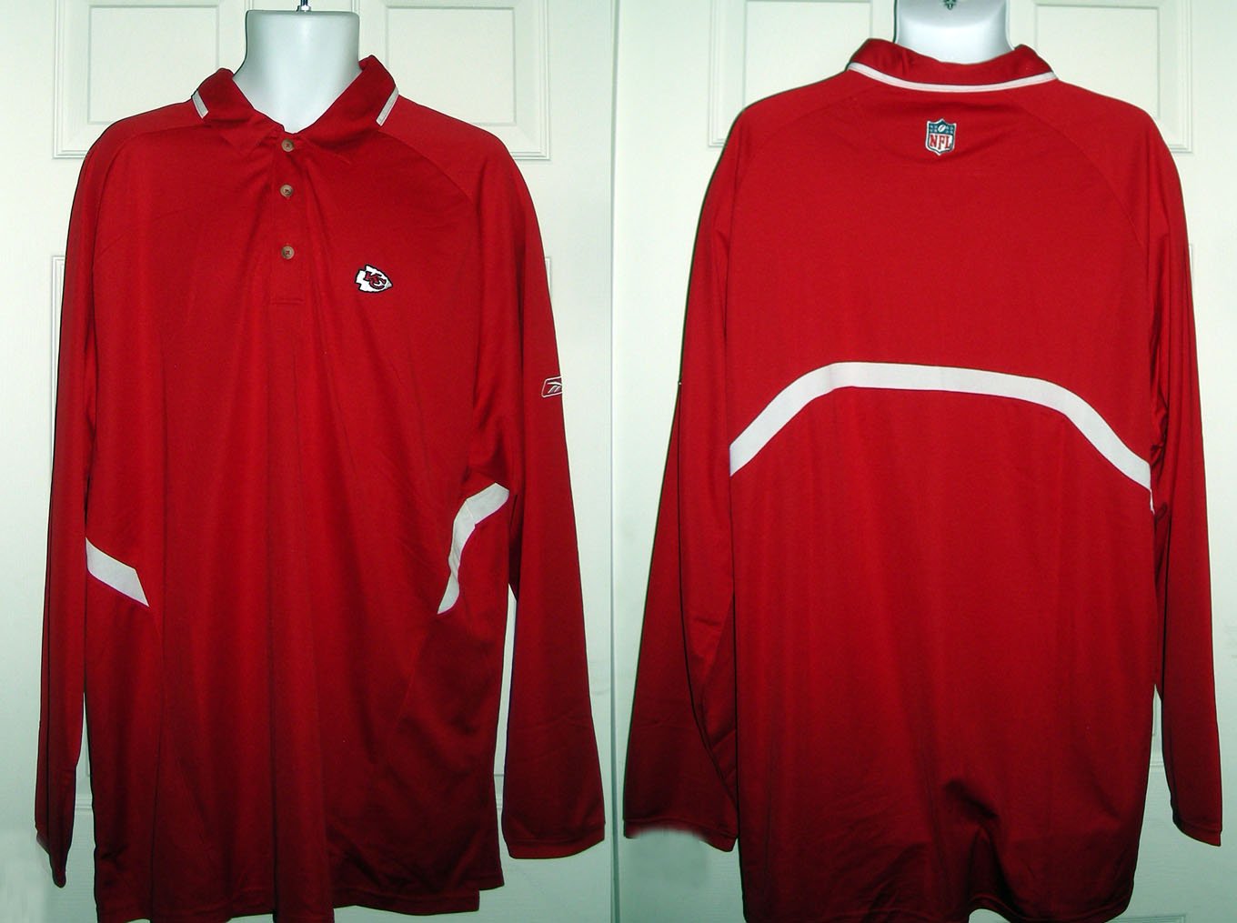 KANSAS CITY CHIEFS COACH'S SIDELINE SHIRT, SIZE XL *NEW*
