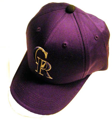 COLORADO ROCKIES PURPLE BASEBALL CAP, *NEW*