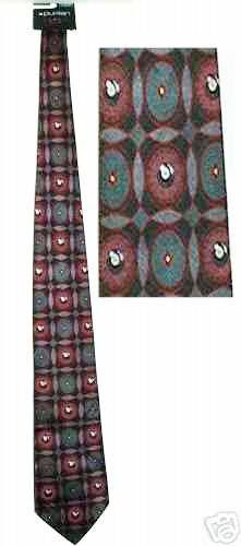 EIGHT BALL POOL SILK NECK TIE by PURITAN **NEW**