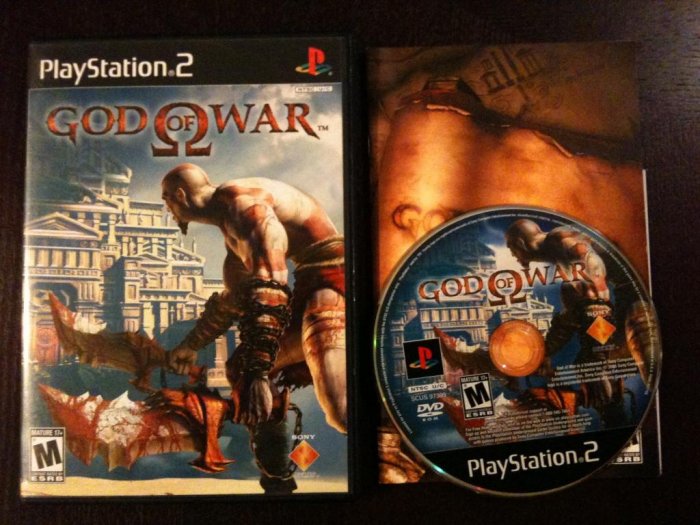 PS2 God of War Black Label Complete