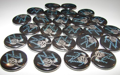 1" Flower Button