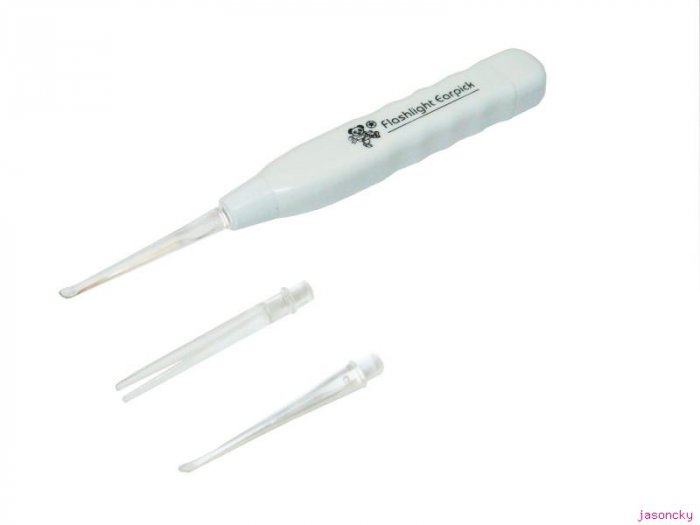 3in1 White LED Ear Pick/Ear Tweezers/Ear Wax Remover