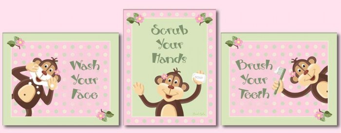 SET OF NAME&POEM WALL ART PRINTS FAIRY PRINCESS CASTLE