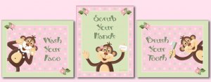 SET OF NAME&POEM WALL ART PRINTS FAIRY PRINCESS CASTLE