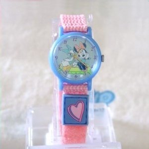 Disney Minnie Mouse and Daisy Duck Girls Pink Jewelry Watch Wristwatch MU0091