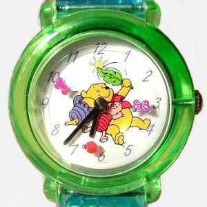 Disney Winnie the Pooh & Piglet Childrens Watch with Circling Butterflies