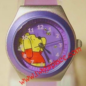 Disney Winnie the Pooh Purple Ladies Teens Watch Wristwatch Jewelry MC0205