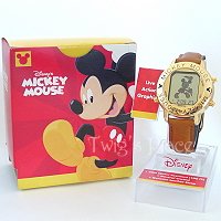 Disney Mickey Mouse Jewelry Watch Musical Alarm Animated Dancing RAT002G