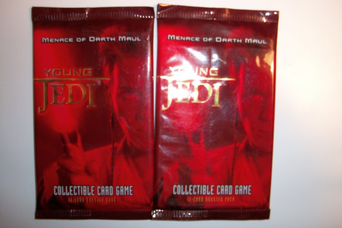 STAR WARS YOUNG JEDI CCG 2 pack
