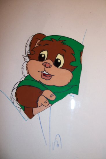 EWOKS ANIMATION CEL WICKET (002)