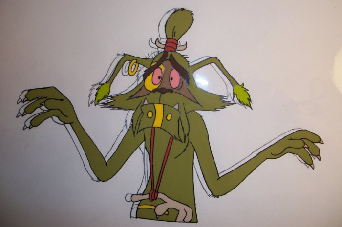 EWOKS ANIMATION CEL DULOK MEDICINE MAN (001)