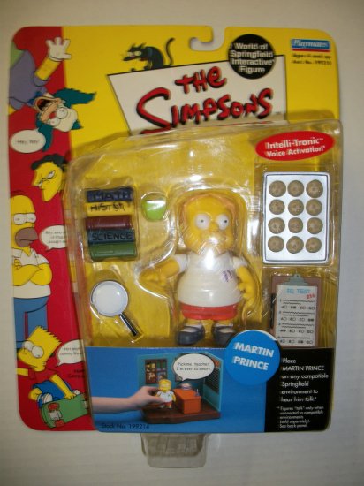 SIMPSONS INTERACTIVE MARTIN PRINCE Action Figure