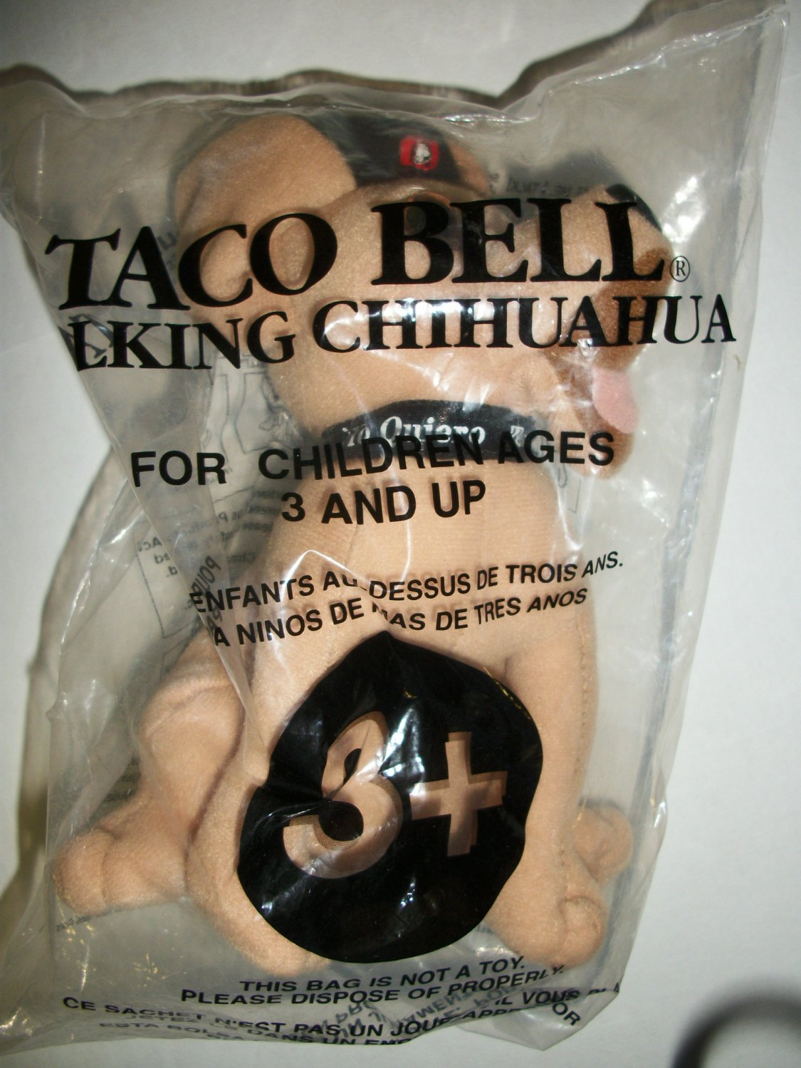 TACO BELL "Viva Gorditas" TALKING CHIHUAHUA Doll