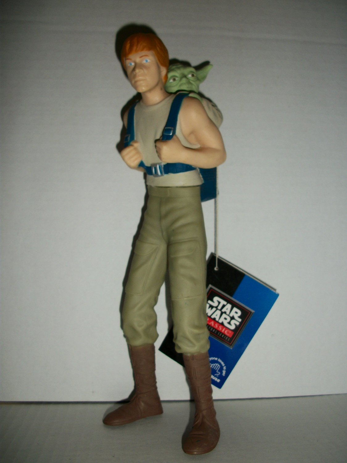 STAR WARS 10in VINYL LUKE & YODA Figure