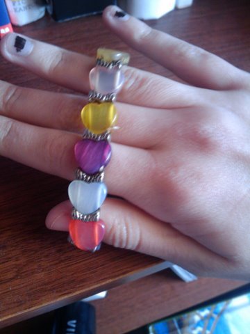 Colorful Heart Bracelet