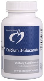 Calcium D-Glucarate - 60 Vegetarian Capsules - Designs for Health